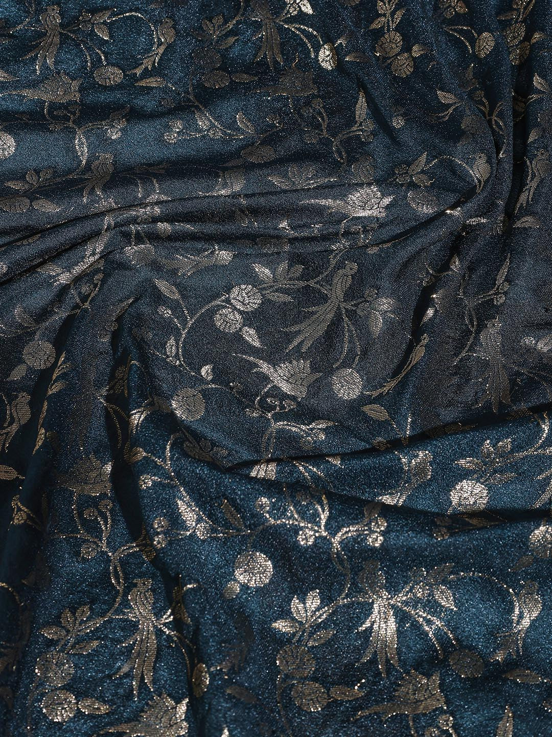 Zaari Jaal Crepe Saree