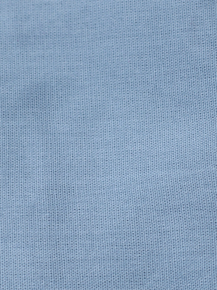 Plain Cotton Blend Unstitched Suit With Pant &amp; Dupatta
