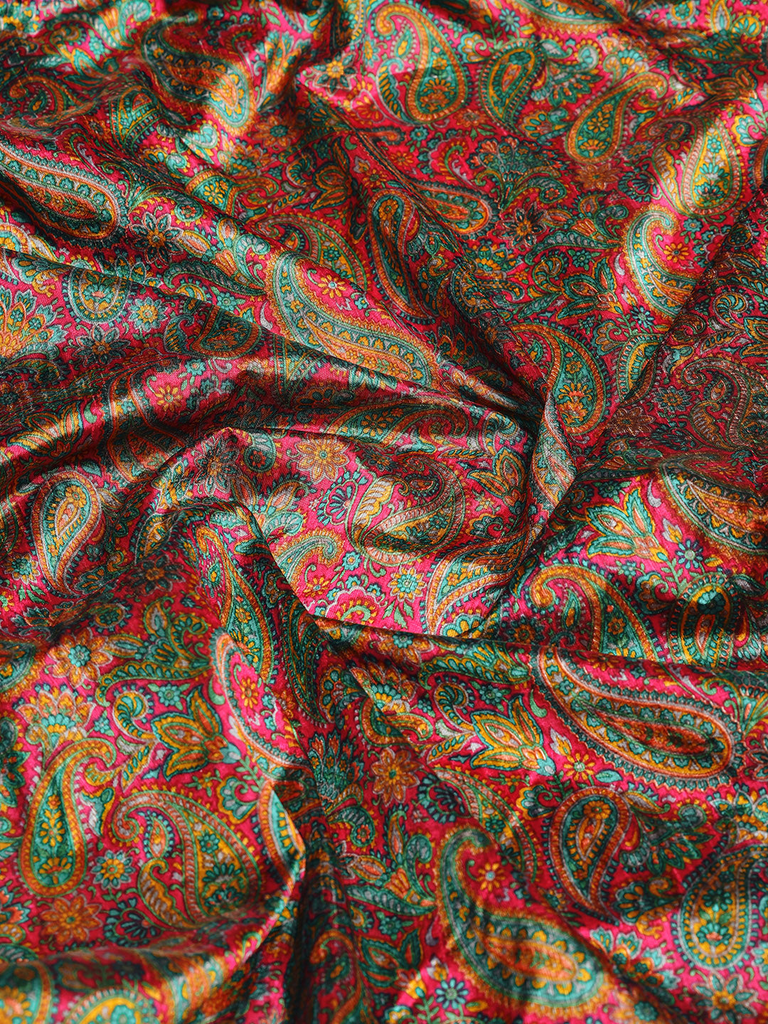 Paisley Printed Art Silk Saree
