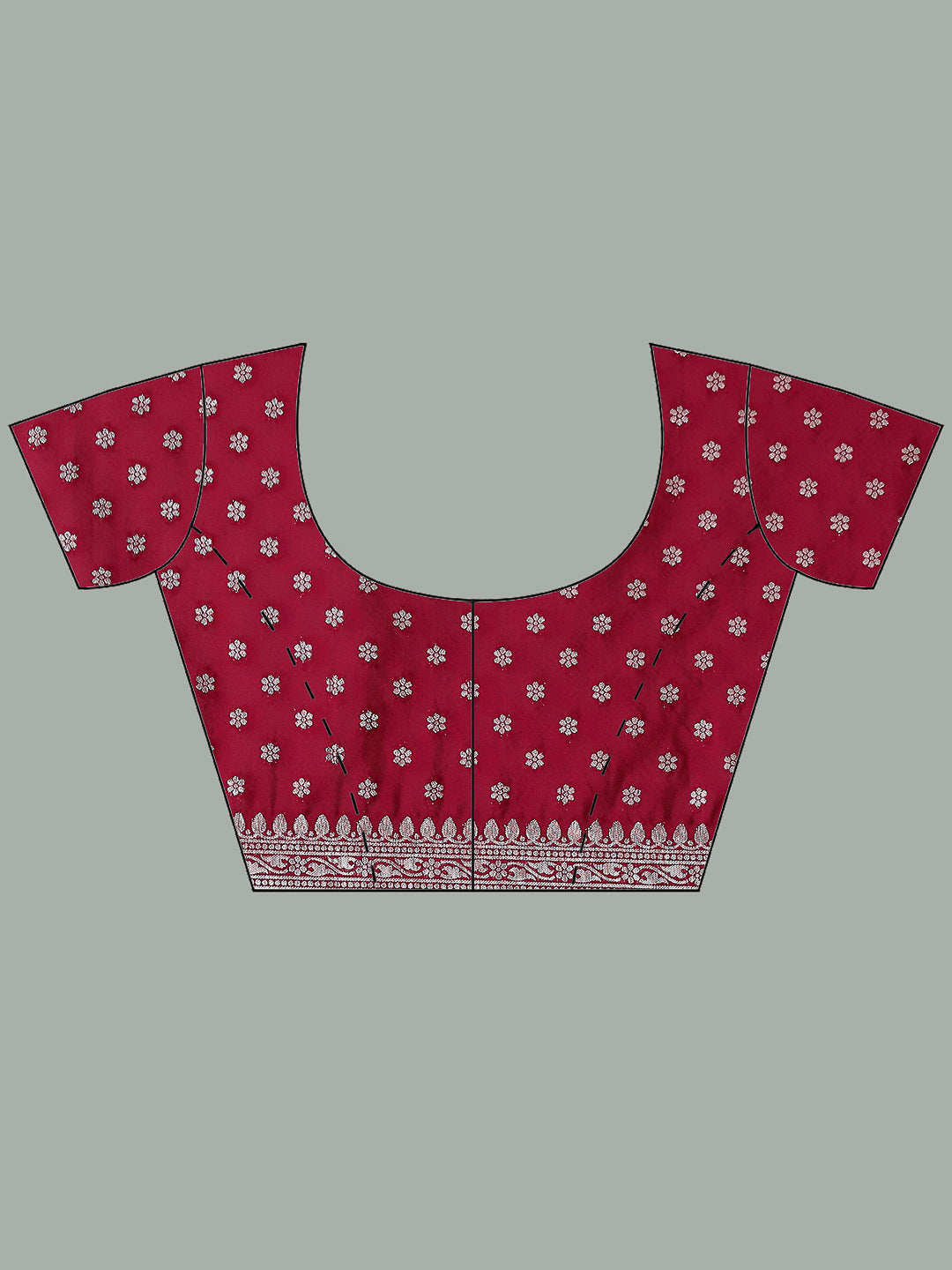 Zaari Jaal Crepe Saree