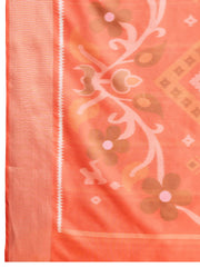 Patola Zari Border Art Silk Woven Saree