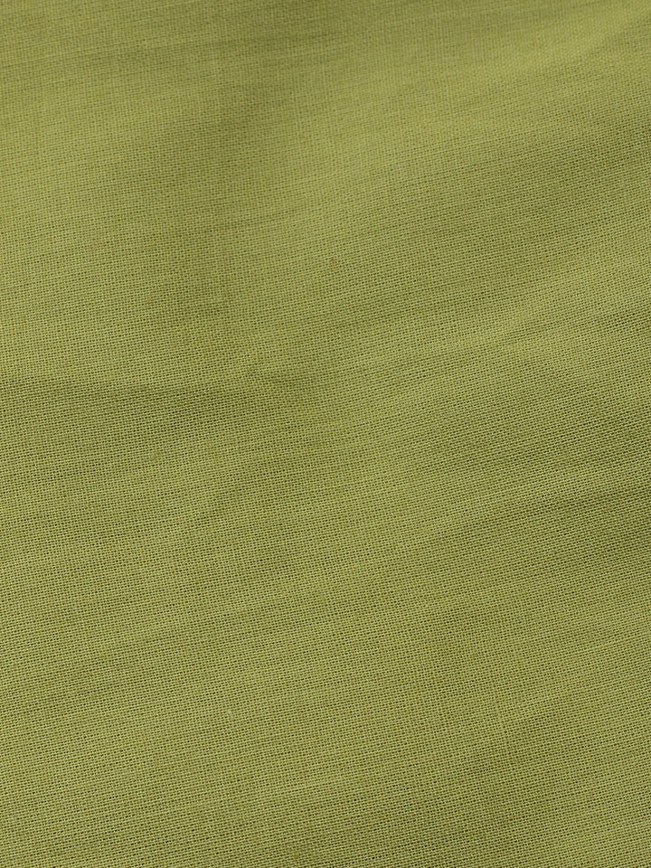 Embroidered Cotton Blend Unstitched Suit With Pant &amp; Dupatta