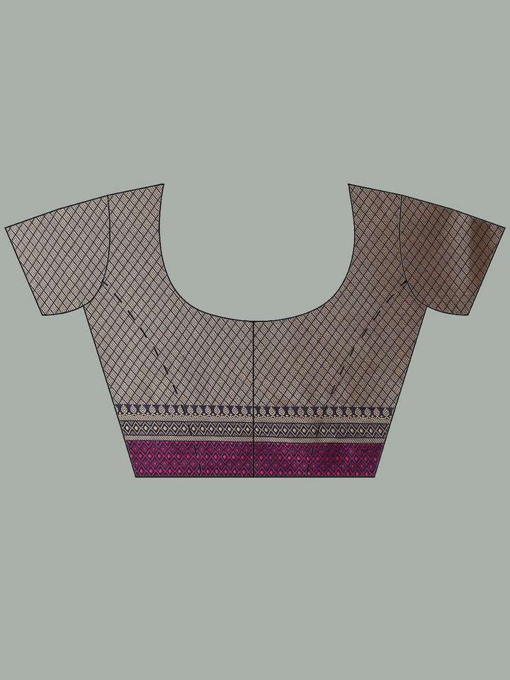 Resham Woven Design Cotton Blend Woven Saree