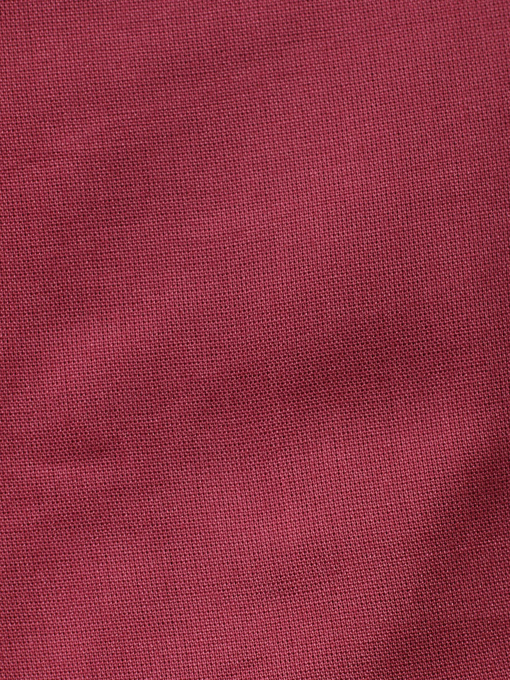 Embroidered Linen Blend Unstitched Suit With Pant &amp; Dupatta