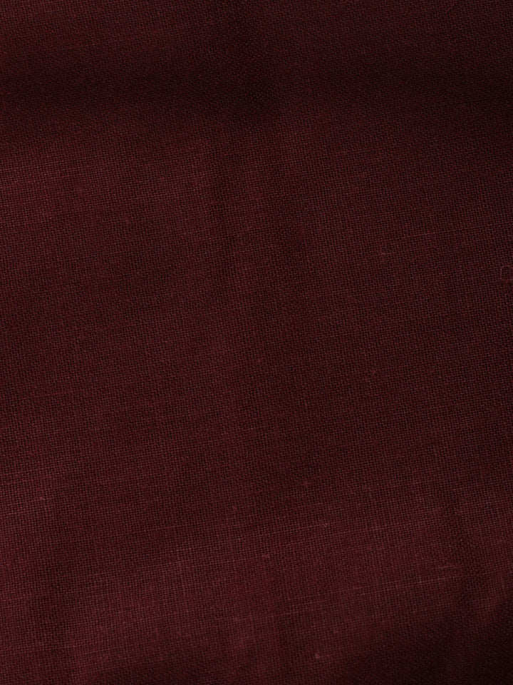 Printed Cotton Blend Unstitched Suit With Pant &amp; Dupatta