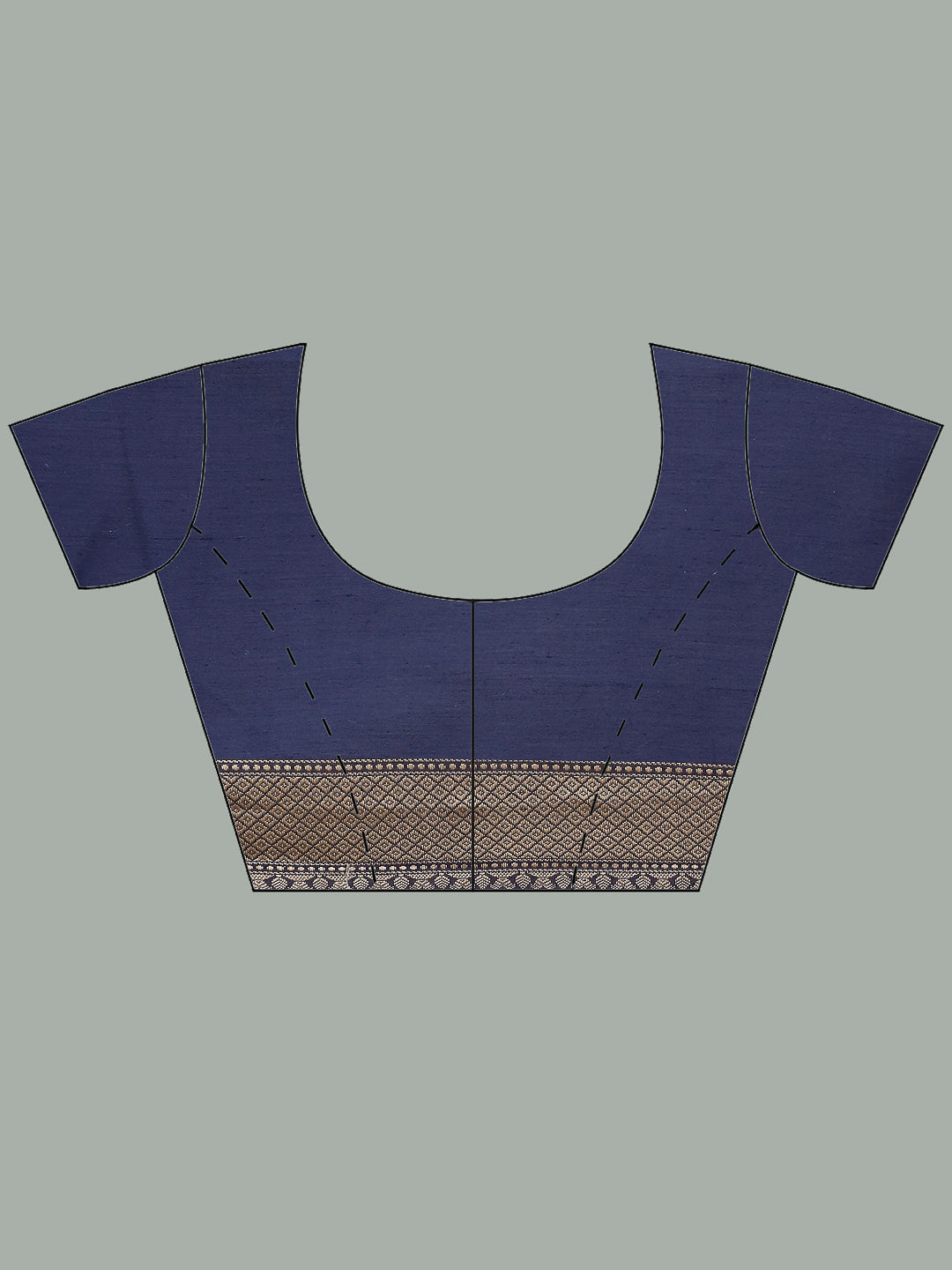 Resham Embroidered Cotton Blend Woven Saree