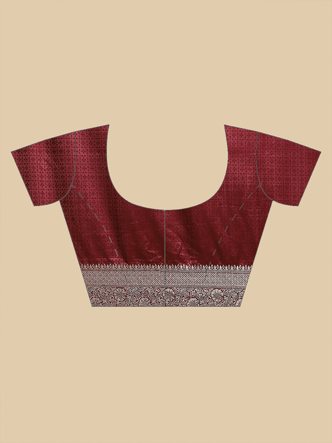 Embroidered Satin Saree