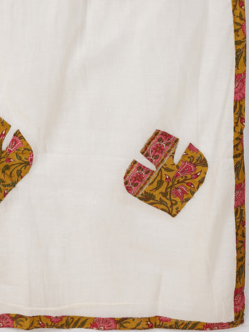 Printed Cotton Unstitched Suit With Dupatta