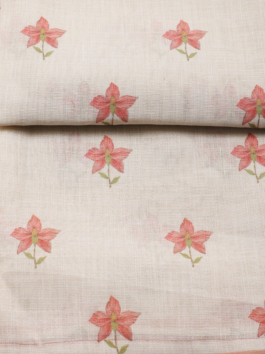 Printed Tissue Unstitched Suit With Pant &amp; Dupatta