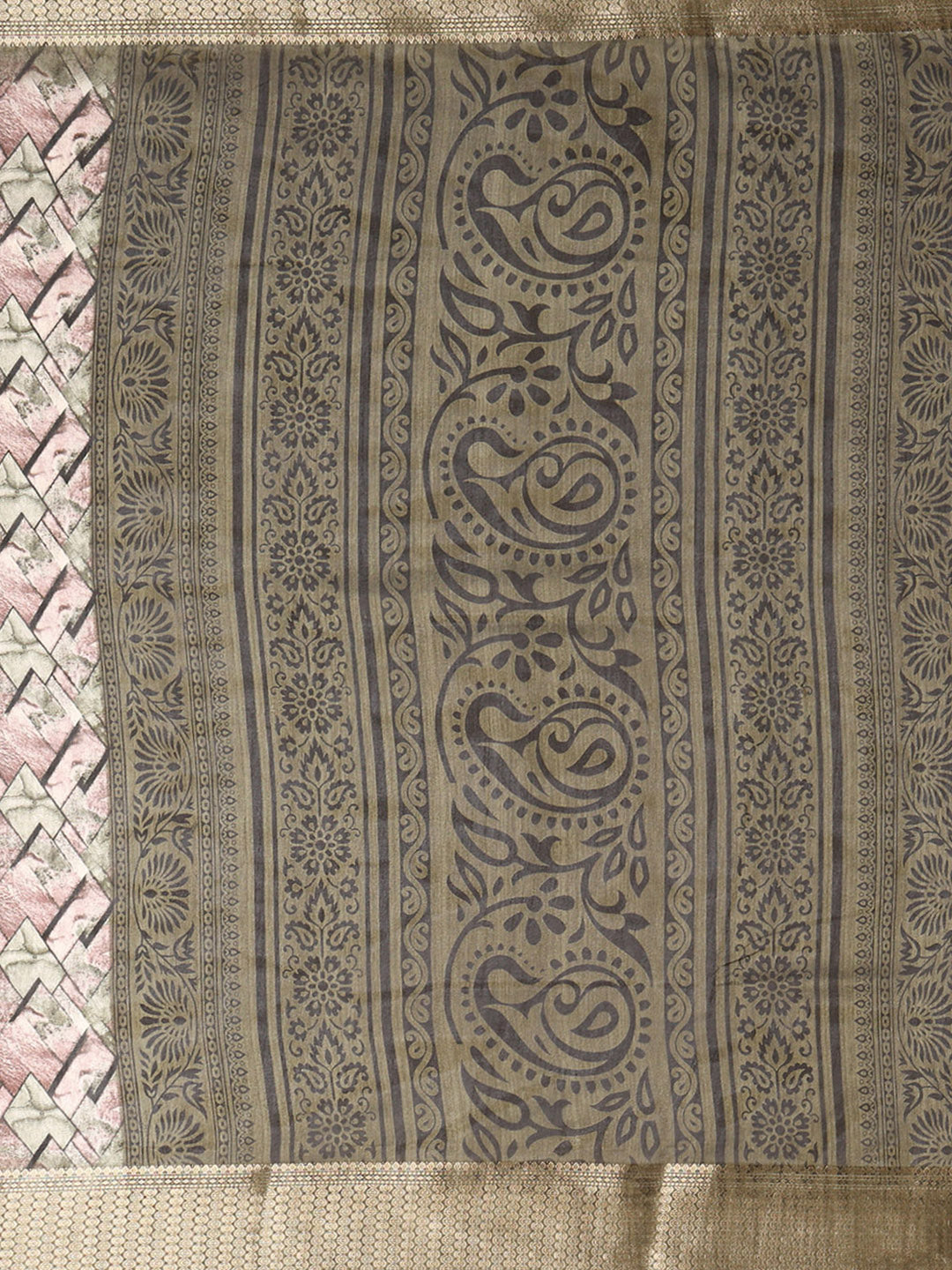 Printed Dola Silk Saree