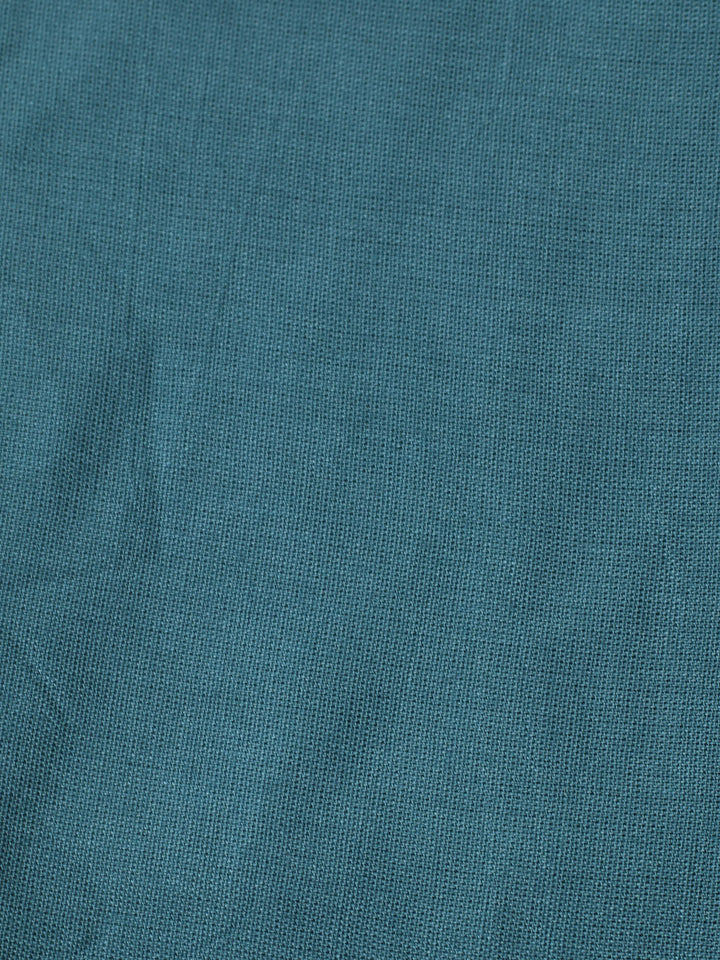 Embellished Cotton Blend Unstitched Suit With Pant &amp; Dupatta