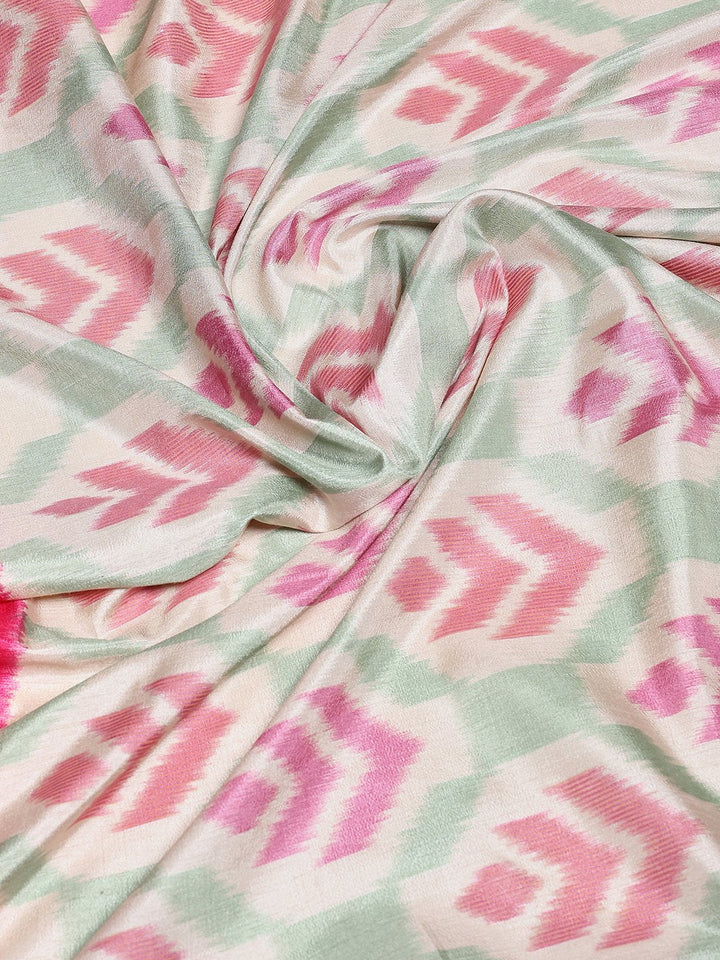 Digital Printed Art Silk Saree