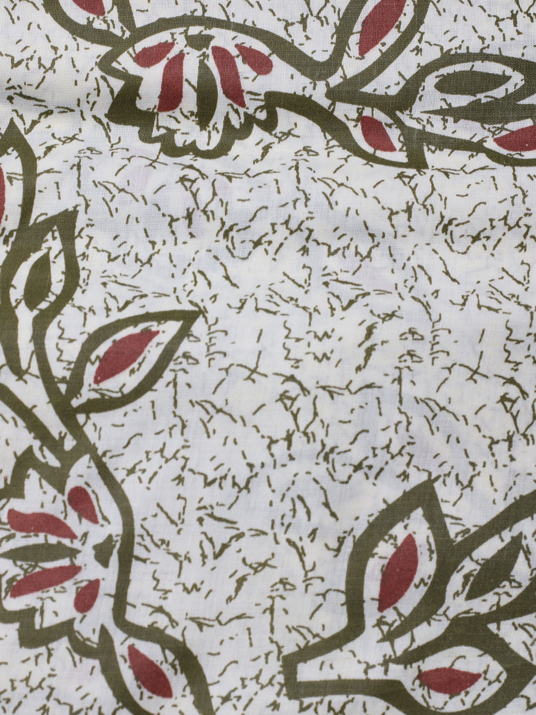 Printed Cotton Blend Unstitched Suit With Dupatta