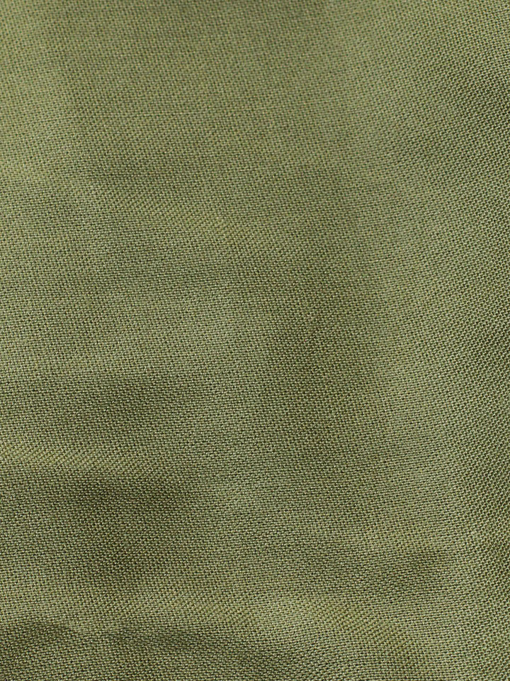 Embroidered Linen Blend Unstitched Suit With Pant Dupatta