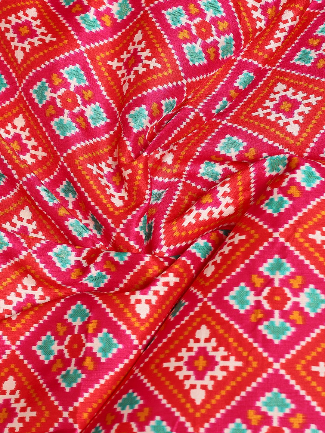 Digital Printed Art Silk Saree