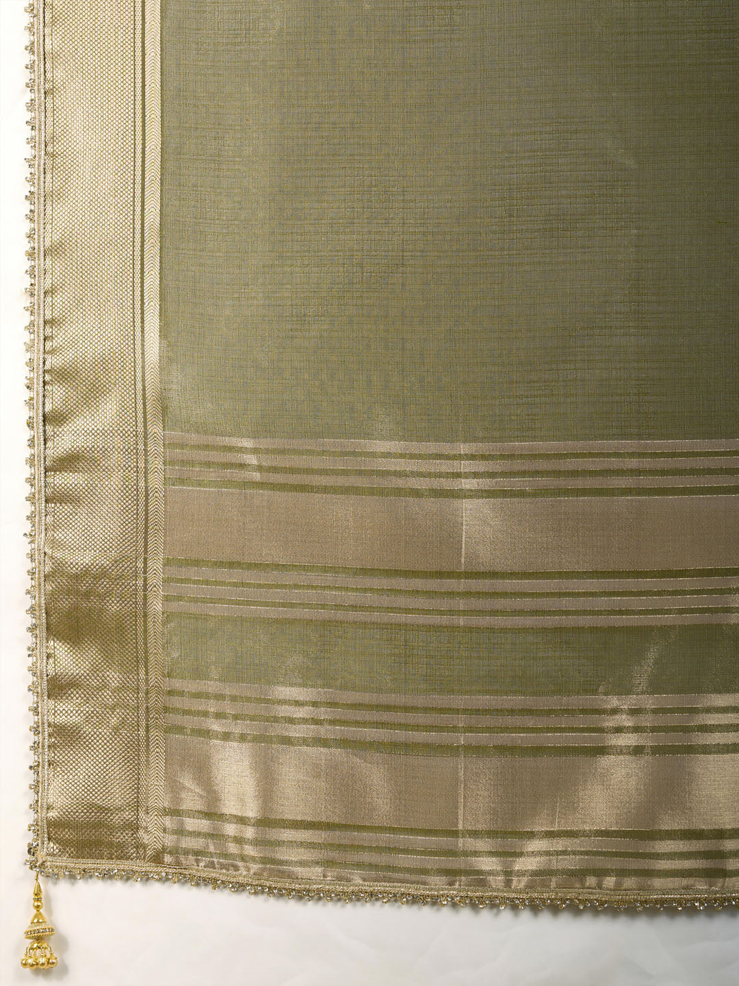 Woven Design Linen Blend Saree