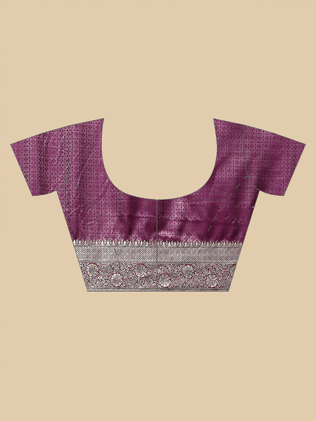 Embroidered Satin Saree