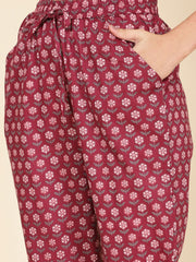 Printed Cotton Kurta Set