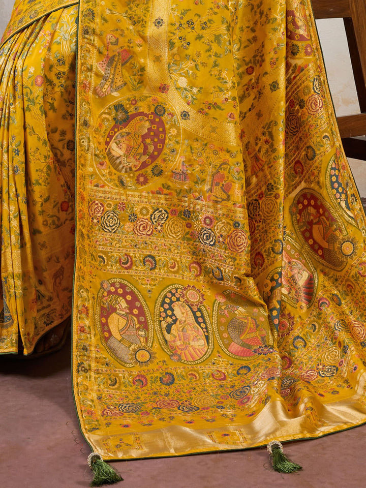 Woven Design Makhmal Silk Saree