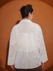 Printed Cotton Blend Shirt