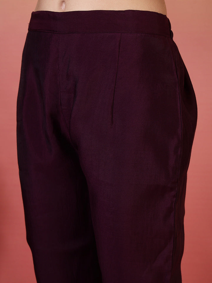 Embroidered Muslin Kurta With Pant &amp; Dupatta