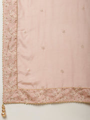 Floral Printed Cotton Unstitched Suit Piece With Dupatta
