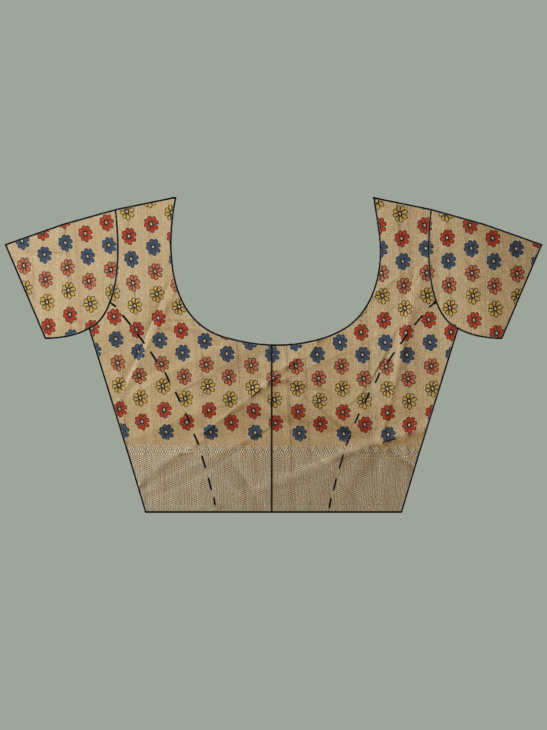 Plain Art slik Saree