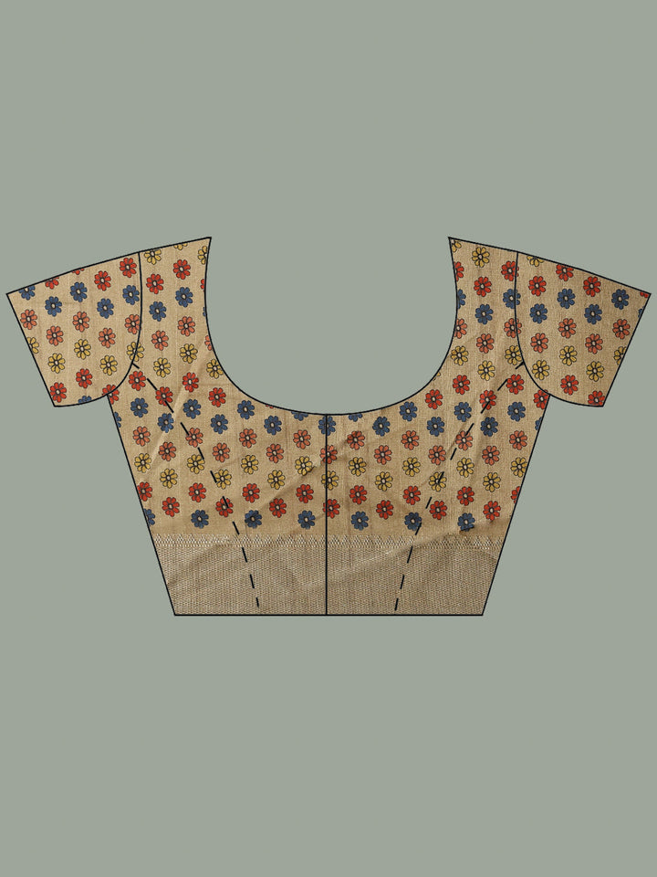 Plain Art slik Saree