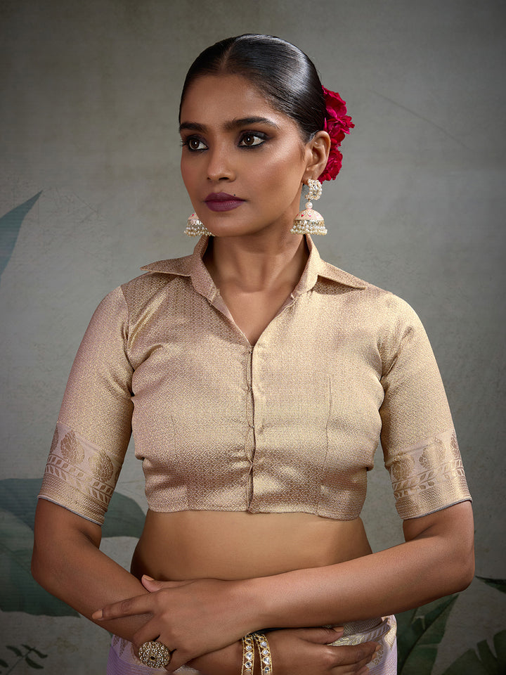Woven Design Linen Blend Saree