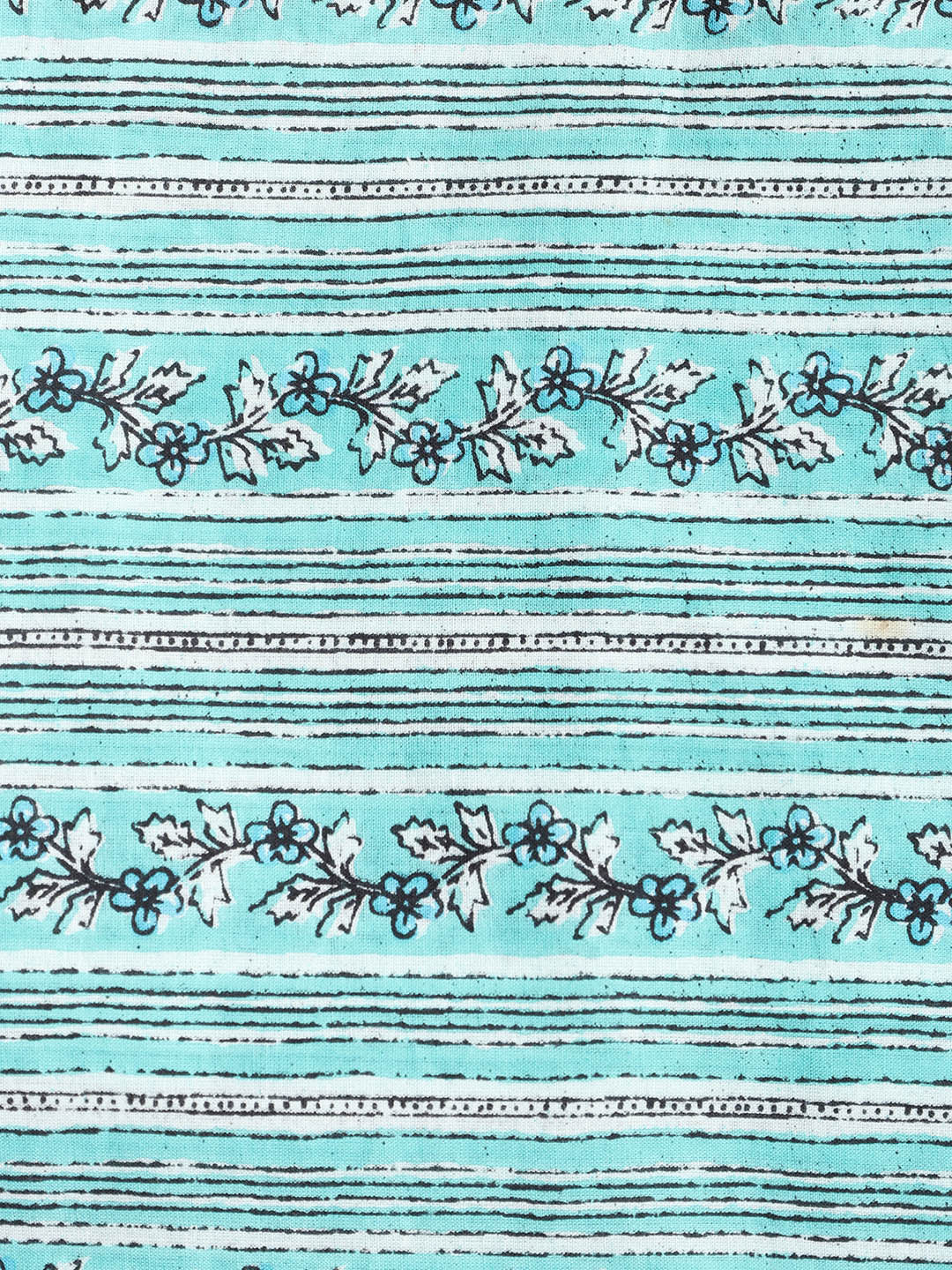 Printed Cotton Blend Unstitched Suit With Dupatta
