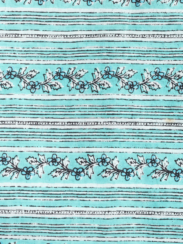 Printed Cotton Blend Unstitched Suit With Dupatta