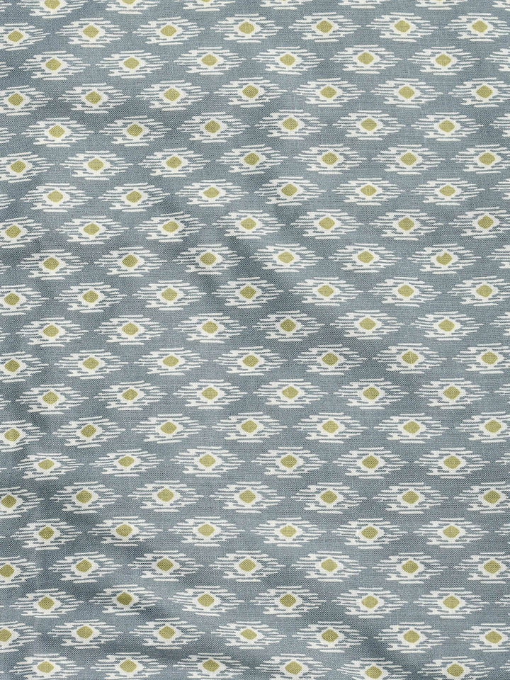 Printed Cotton Blend Unstitched Suit With Dupatta