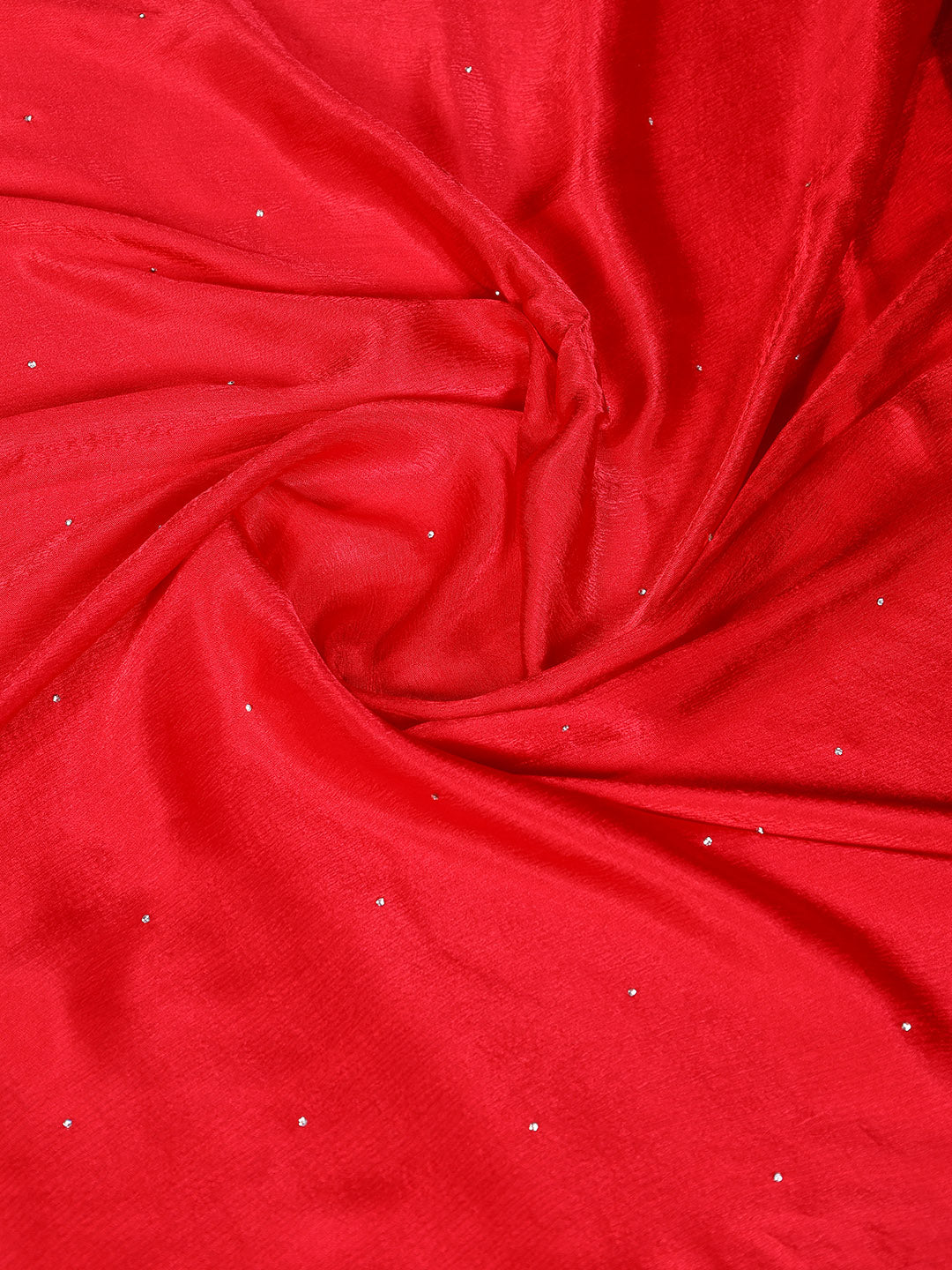 Zari &amp; Sequin Embellished Chinon Saree
