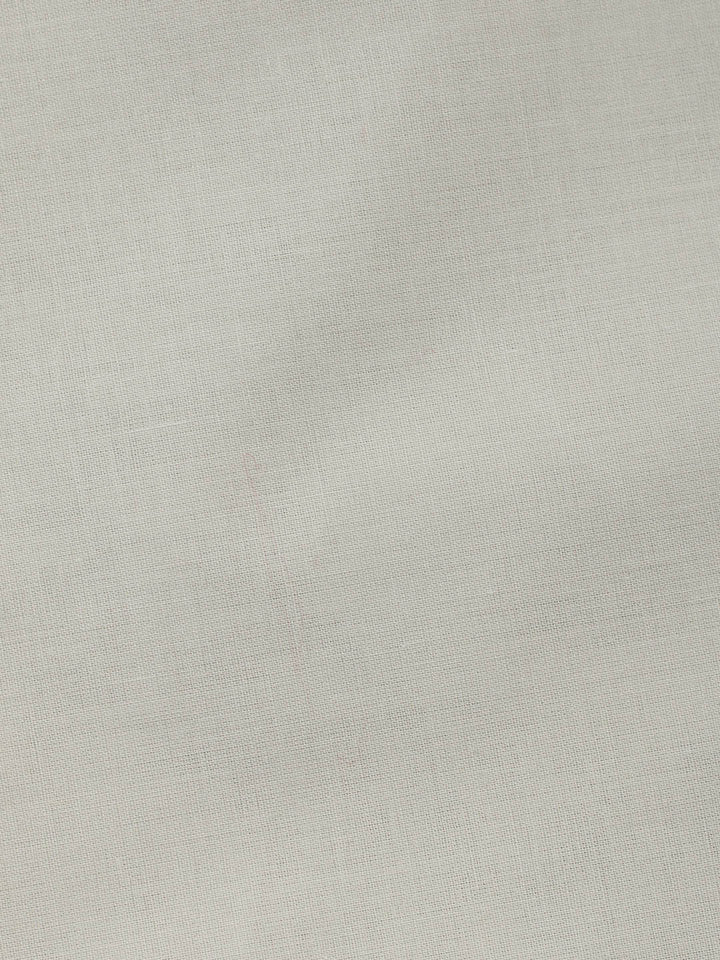 Embroidered Linen Blend Unstitched Suit With Pant &amp; Dupatta