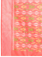 Patola Zari Border Art Silk Woven Saree