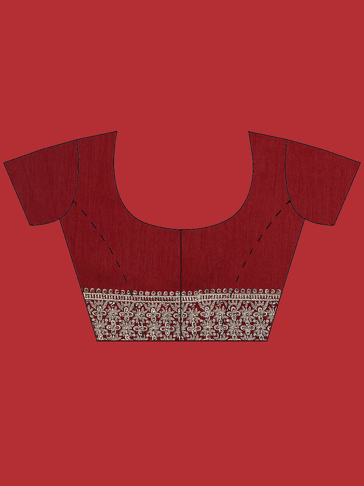 Embroidered Georgette Saree