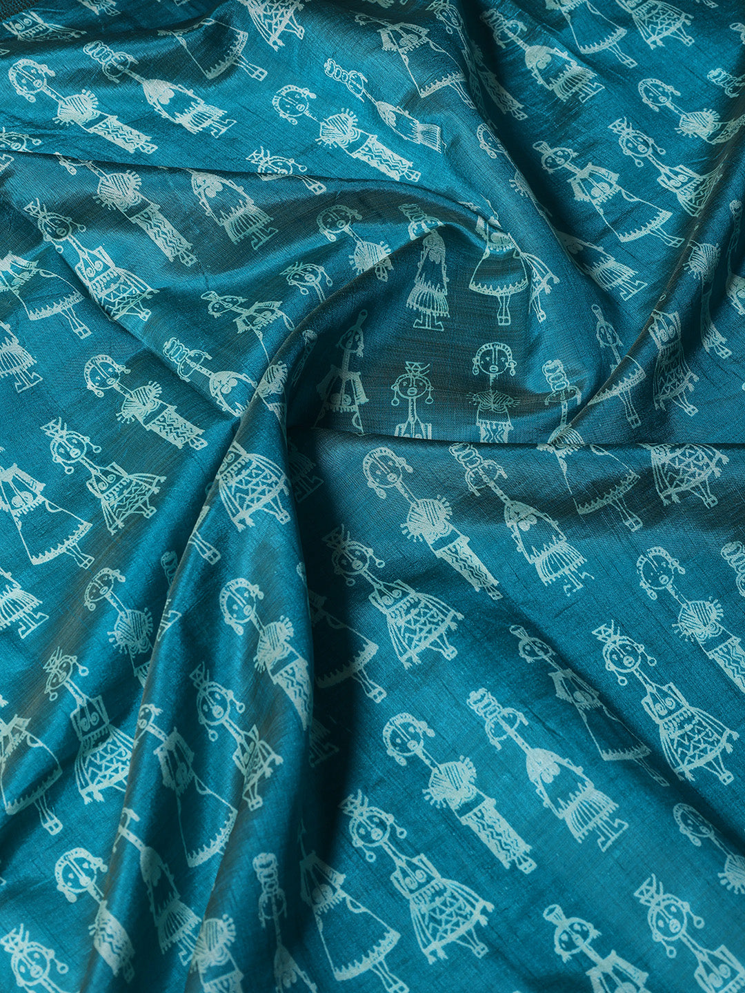 Digital Printed Art Silk Saree