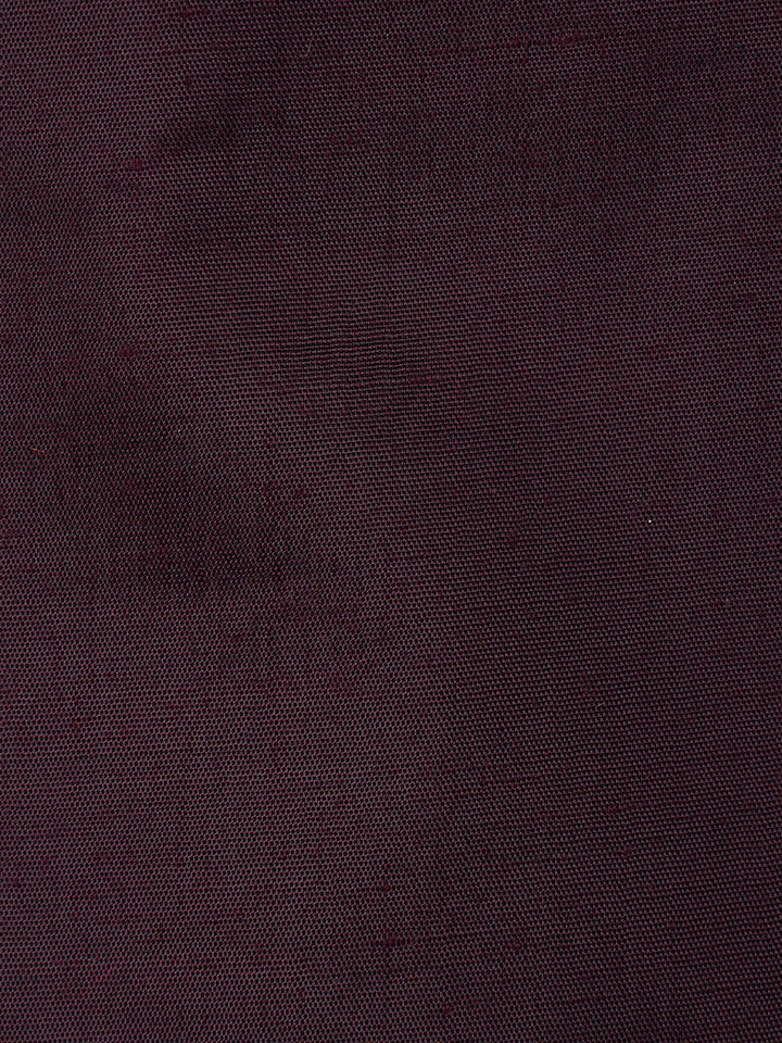 Neck Embroidered Chanderi Unstitched Suit With Dupatta