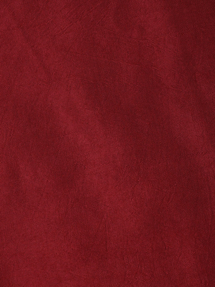 Embroidered Tussar Unstitched Suit With Pant &amp; Dupatta