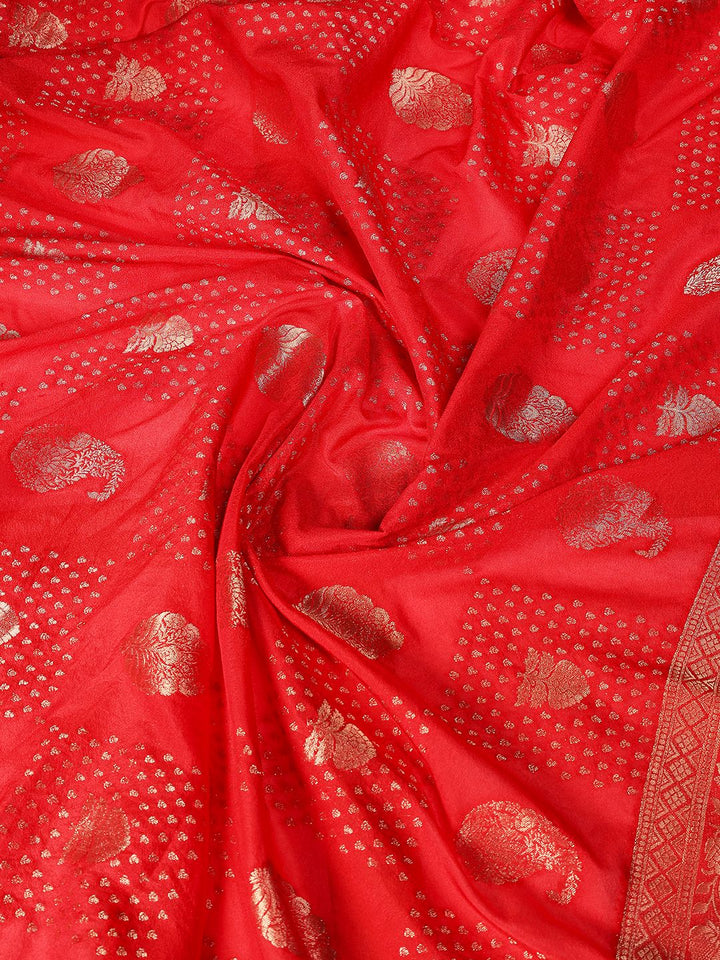Plain Crepe Saree