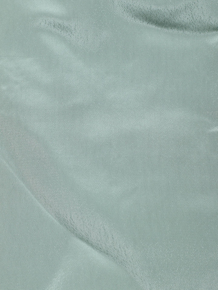 Chikan Work Organza Unstitched Suit With Dupatta