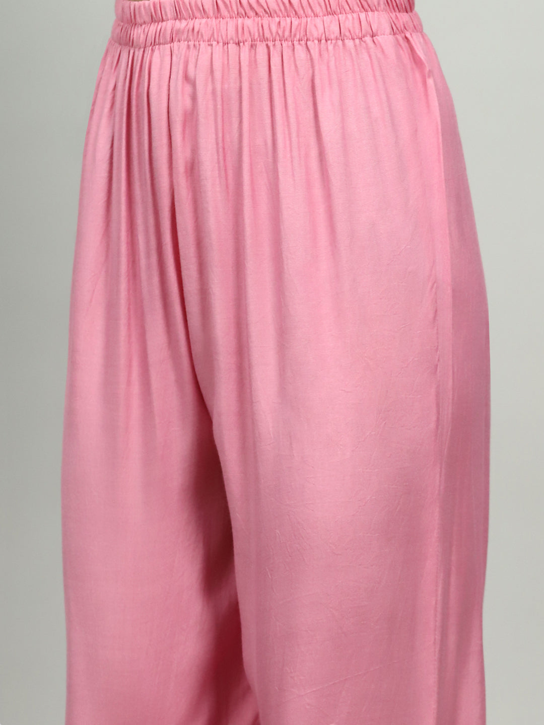 Printed Muslin Kurta With Pants & Dupatta