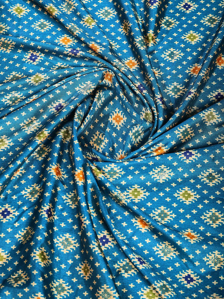 Digital Print Art Silk Saree