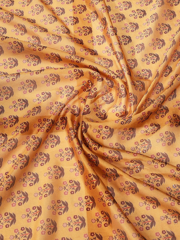 Printed Organza Saree
