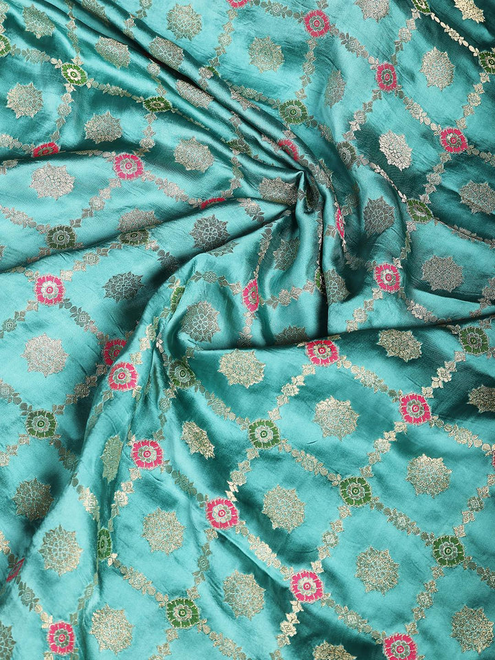 Woven Design Satin Saree