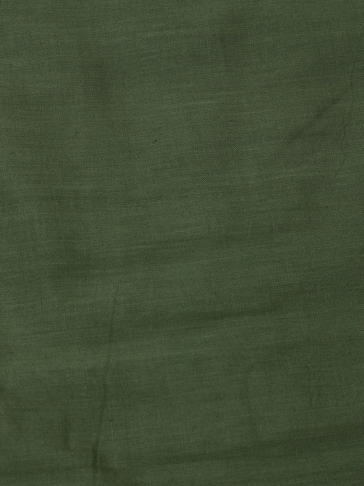 Embroidered Cotton Unstitched Suit With Pant &amp; Dupatta