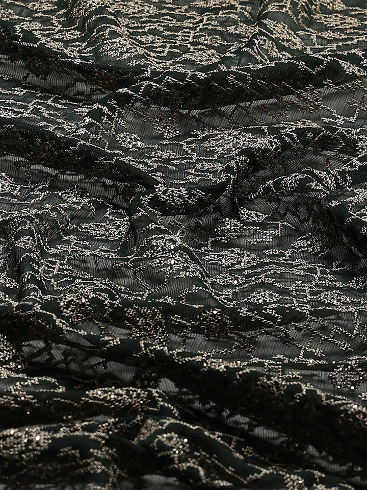 Embroidered Georgette Saree