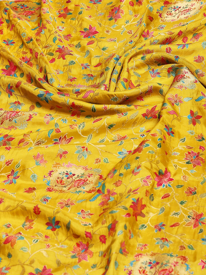 Woven Design Satin Saree