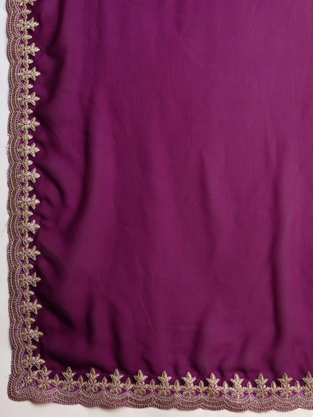 Georgette Embroidered Saree