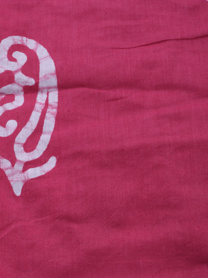 Printed Cotton Blend Unstitched Kurta With Pant &amp; Dupatta